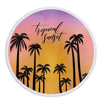 Toalla De playa redonda grande con estampado del mapa del mundo, paño De felpa grueso De microfibra con borlas, toallas De playa grandes, servilleta De Plage