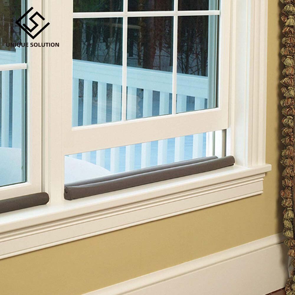 Braun Doppel Tür Draft Stopper Dual Zugluft Luft Isolator Windows Dodger Wache Energiesparende