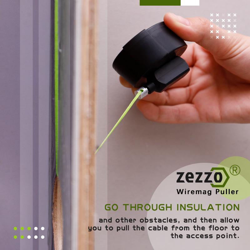 Zezzo WireMag Puller Magnetic Threader Snap Wire Guider 6M Cable Through Aiding Tools Cable Puller for Wiring In Stock