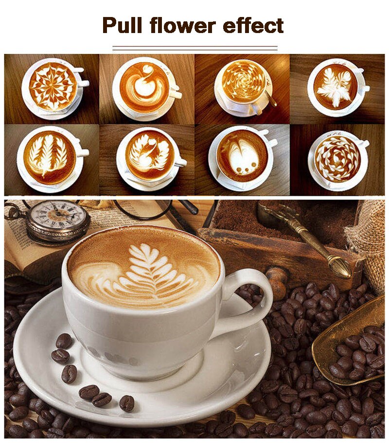 400/800ML Manuelle Milchaufschäumer Edelstahl cappuccino Milch Creamer Milch Schaum Mesh Kaffee Schäumer Creamer Küche Applicance