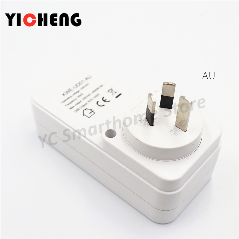 Eu Ons Uk Countdown Timer Usb Tijdschakelaar Controller Digitale Mini Klok Digitale Klok Alleen Voor Usb Interface Schakelaar: Blauw