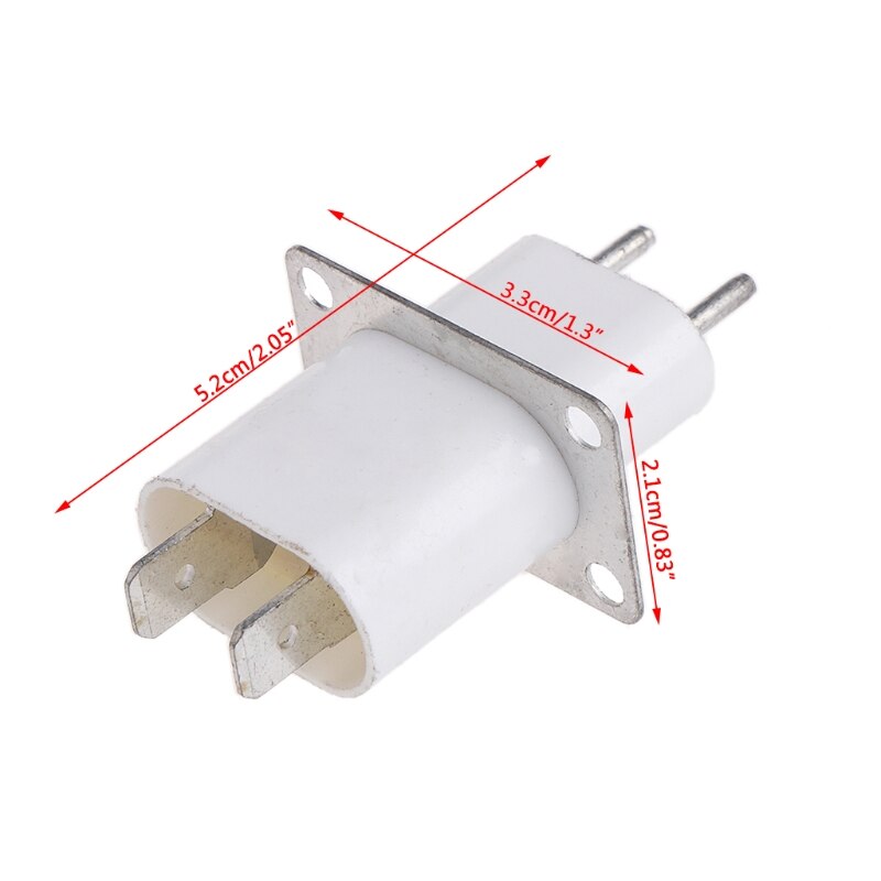 Filamento de magnetrón para horno de microondas electrónico para el hogar, 4 enchufe con pines, convertidor, Blanco U1JE