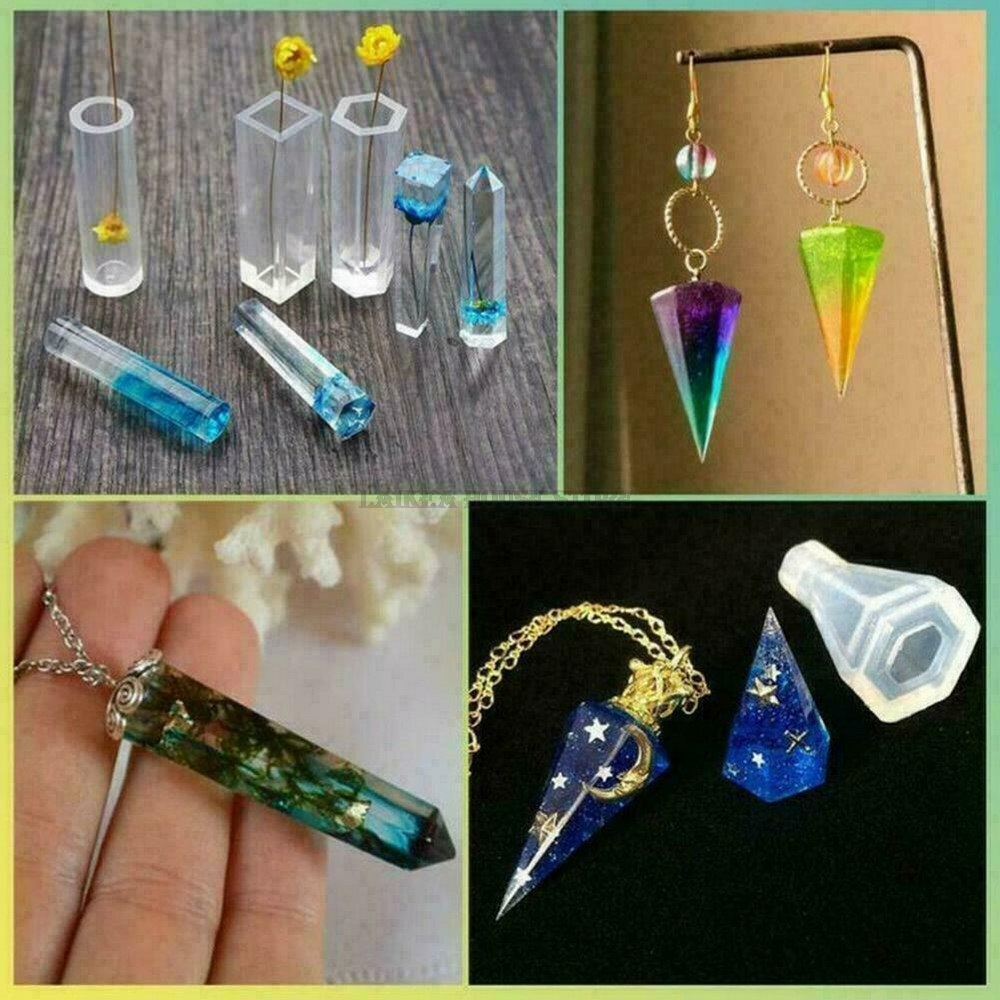 Siliconen Mal Voor Hars Siliconen Uv Hars Diy Klei Epoxy Hars Gieten Mallen En Gereedschappen Set Zonder Pailletten Huishoudelijke Decoraties