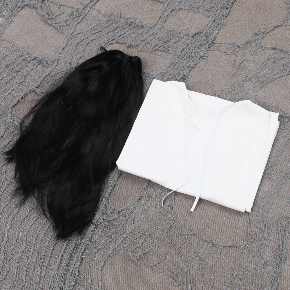 1 pcs Scary Costume Delicate White Zombie Suit Halloween Horror Costume Cosplay Dress for Adult Children Women