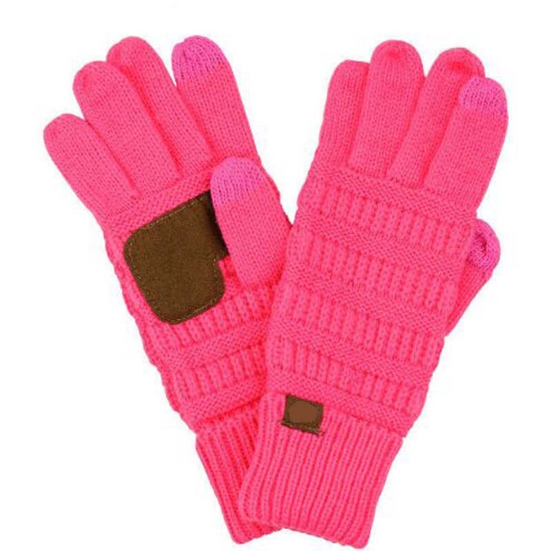 Europe America Knitted Gloves Mittens Brand Autumn Winter Warm Touch Screen Cycling Gloves For Women And Men Gloves
