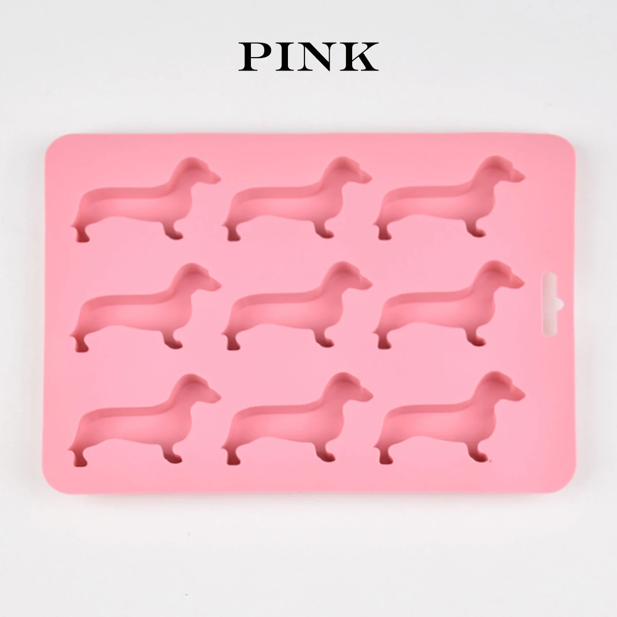 Silicone Dachshund Puppy Shaped Ice Cube Chocolate Cookie Mold DIY Home Ice Tray Kitchen Tools silicone mold gadgets