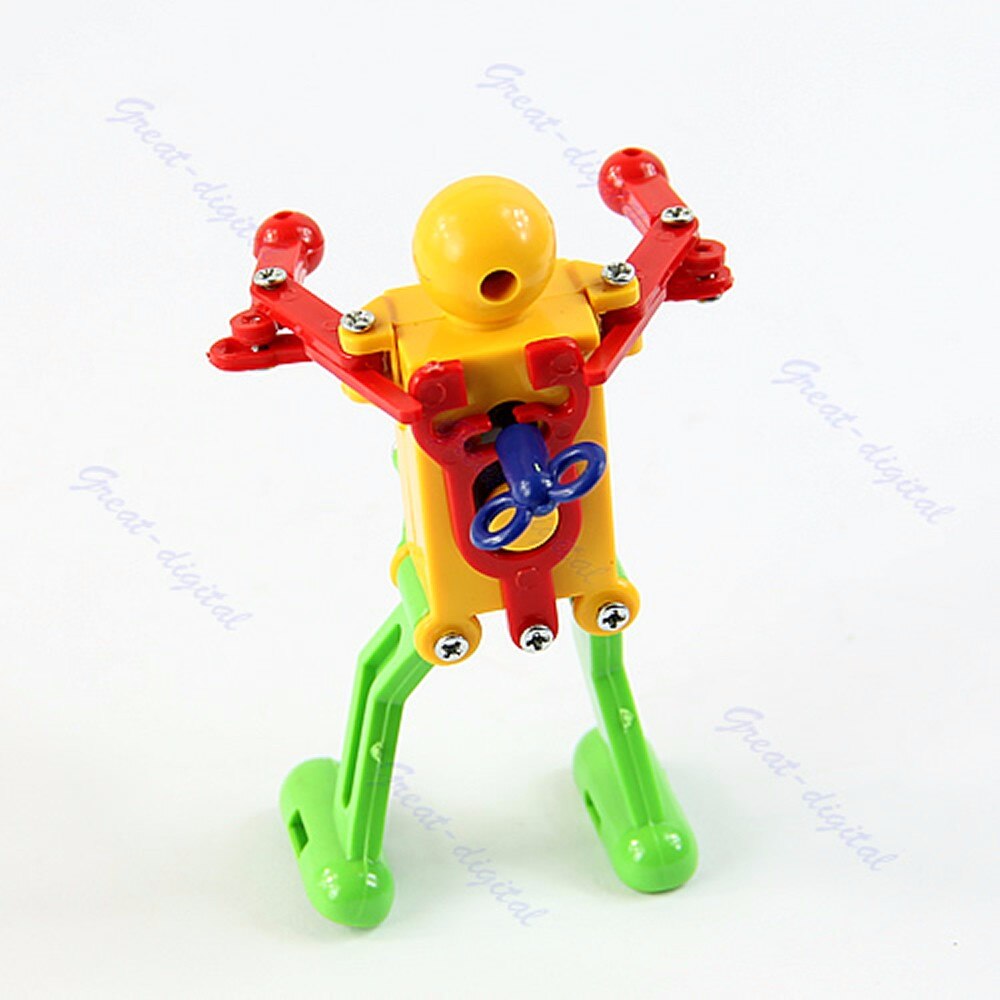 Clockwork Spring Wind Up Dancing Robot Toy Children Kids