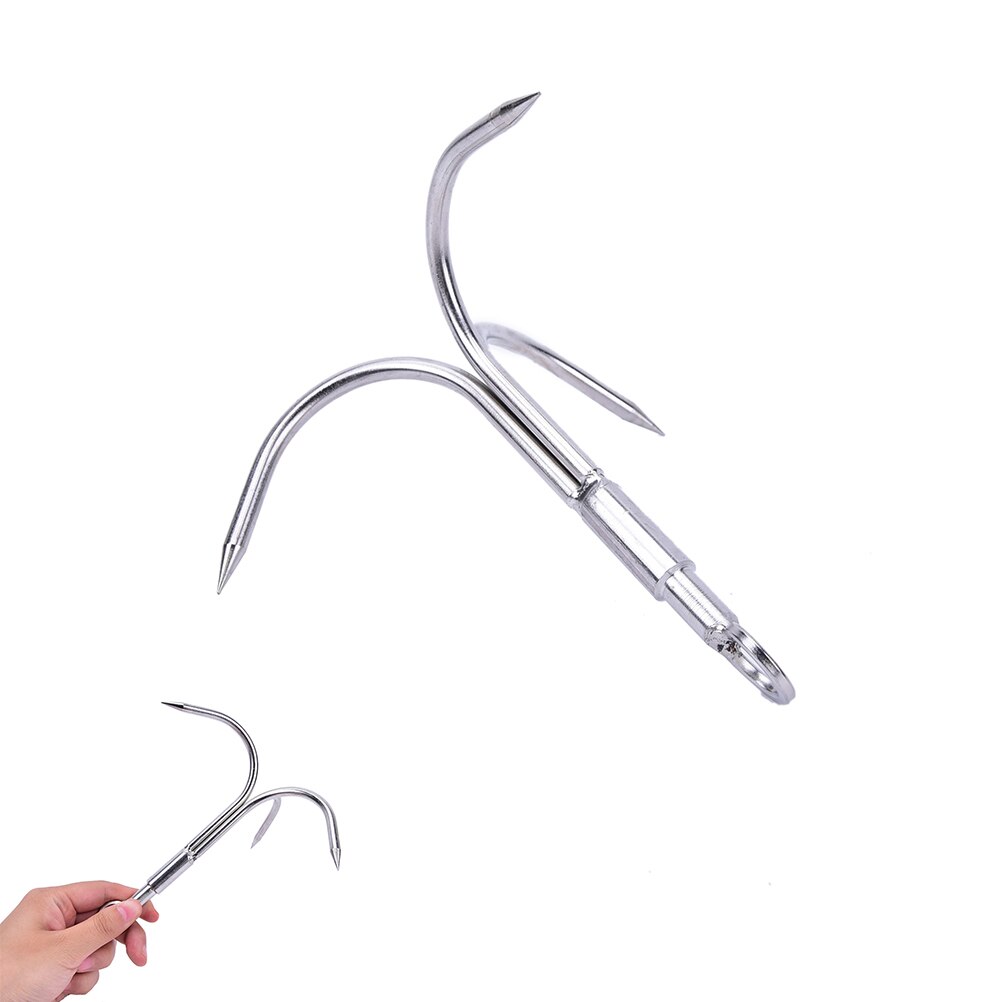 3-Claw Stainless Steel Outdoor Grappling Hook Climbing Claw 15x13.5x7cm