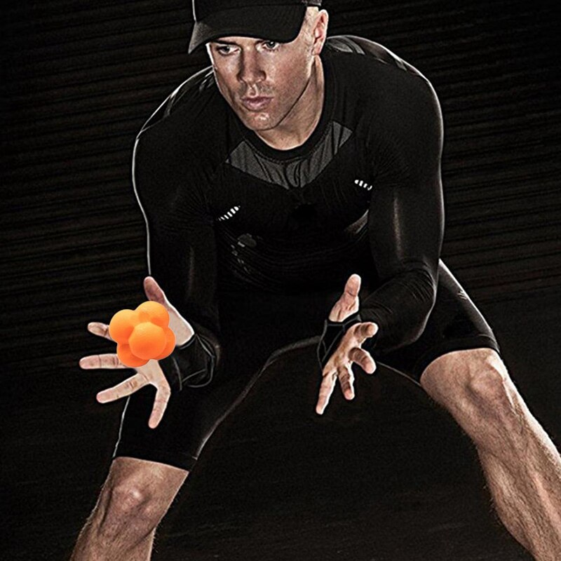 TopReaction Balls Hexagonal Reaction Ball For Agility Reflex Coordination Training Hand-Eye Coordination and Speed Training
