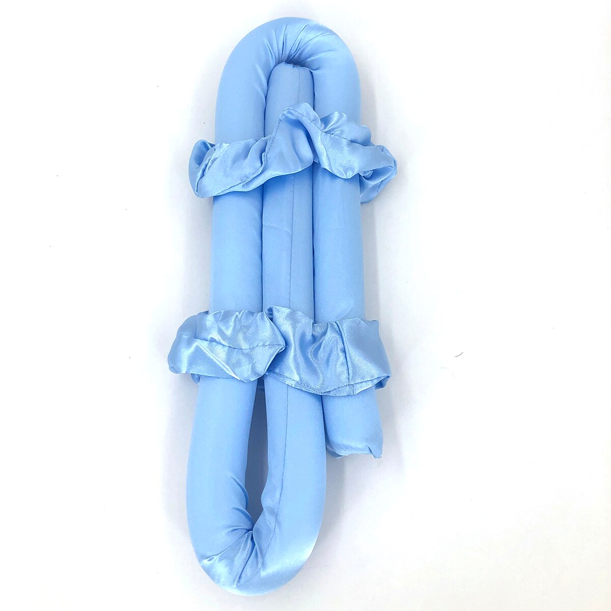 Heatless Curling Rod Headband No Heat Hair Curlers Ribbon Hair Rollers Sleeping Soft Curl Bar Wave Formers DIY Hair Styling Tool: Blue