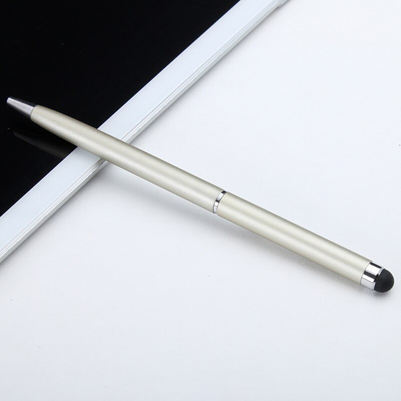 Balpen 1pc Dual-Use Stylus Touch Capacitieve Pen Mobiele Telefoon Universal Touch Screen Pen Ball Pen Water Overgedragen Pen (Color : 1pc