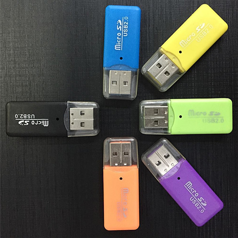 Mini USB /MMC Memory Card Reader 480Mbps For Computer Laptop USB Card