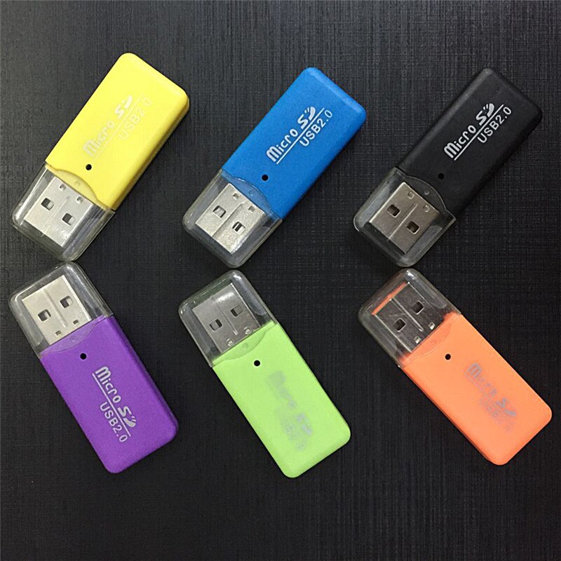 1pc 480Mbps Mini USB SD/MMC Memory Card Reader For Computer Laptop USB Card