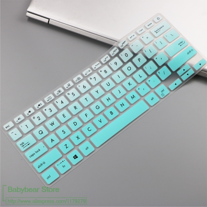 Silicone For Asus Vivobook S13 S330Un S330 S330Ua S330U Adol 13 13.3 Inch Laptop Keyboard Protective Keyboard Cover Protector: fademint