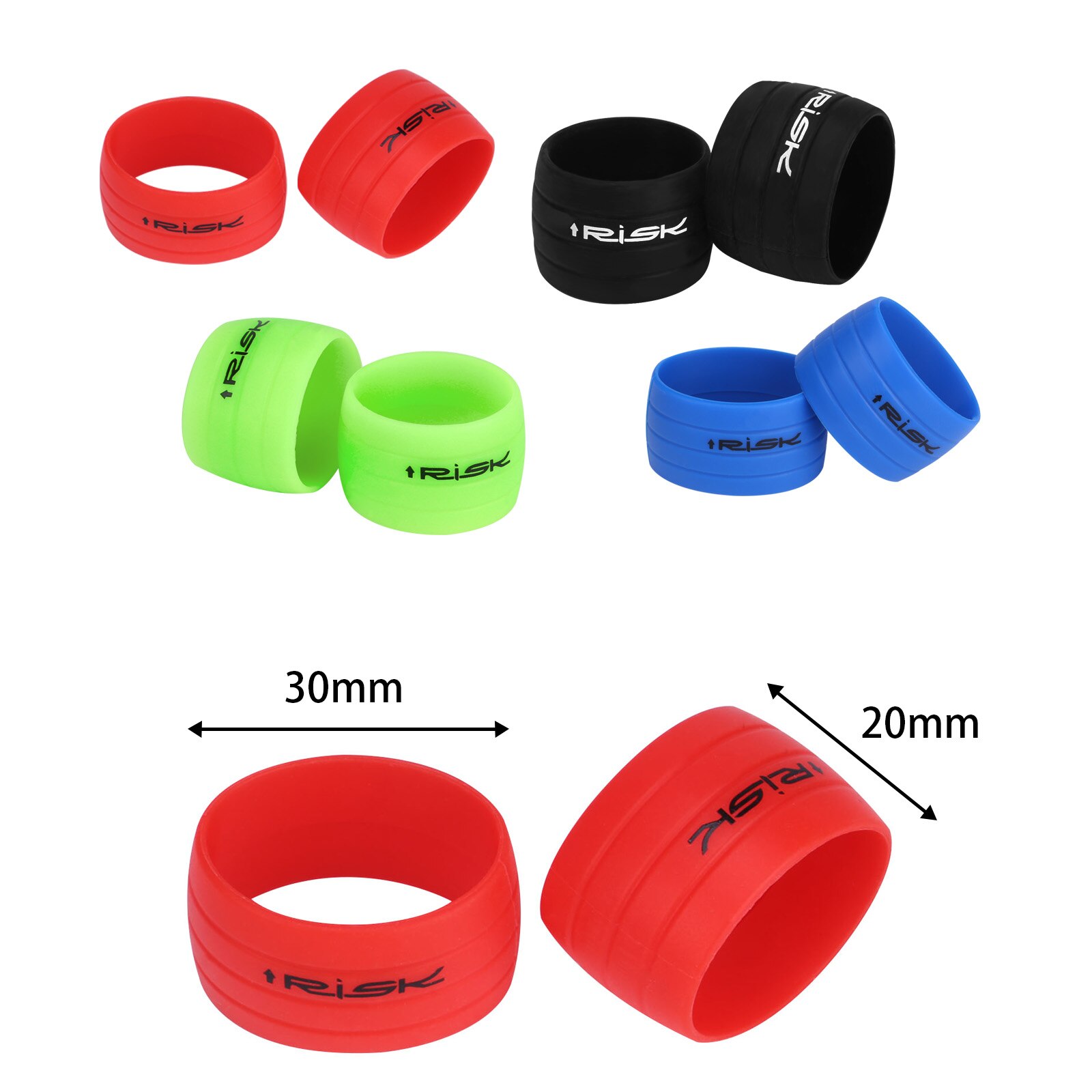 1 paar Silikon Fahrrad Stecker Lenker Band Ring Anti-Überspringen Wasserdichte Gummi beständig Straße Fahrrad Stecker für Fahrrad Bar Gurt Ring