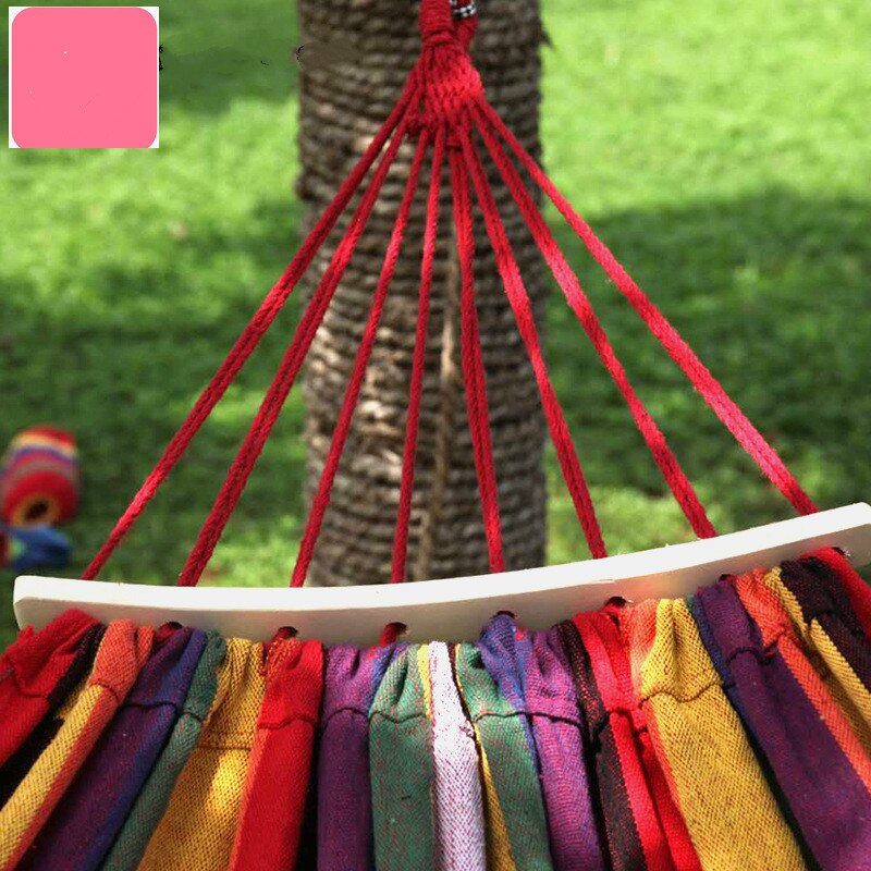 Arco Iris de ocio al aire libre doble 2 Persona de hamacas ultraligero de hamaca con mochila 1,9*1,5 m