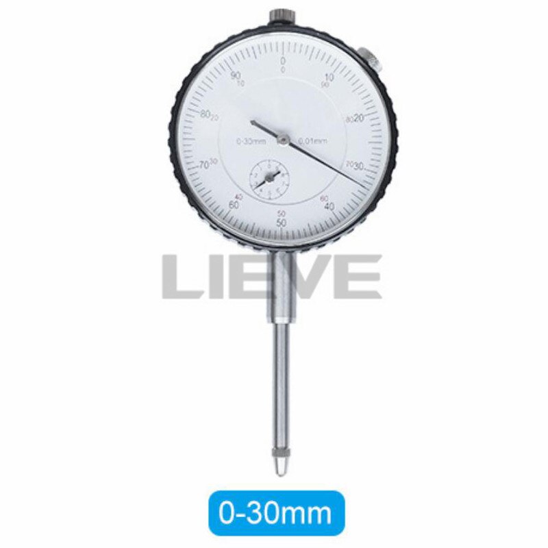 7styles 3MM 5MM 8MM 10MM 20MM 30MM Dial Indicator Gauge Meter Precise Indicator Gauge measure instrument Tool dial gauge tool: 0-30MM indicator