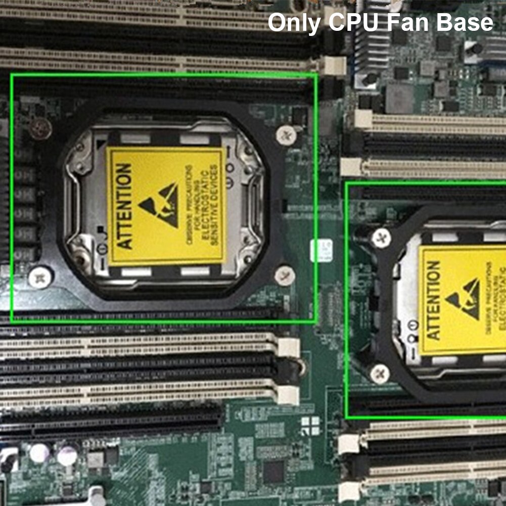 With Screws Stable Support Heat Dissipation Plastic Base Cooling Black CPU Fan Bracket Holder For Intel LGA2011