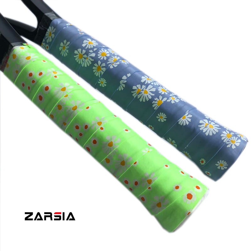 8pcs ZARSIA Perfume Tennis Overgrips super tacky tennis rackets grip printing daisy badminton overgrips