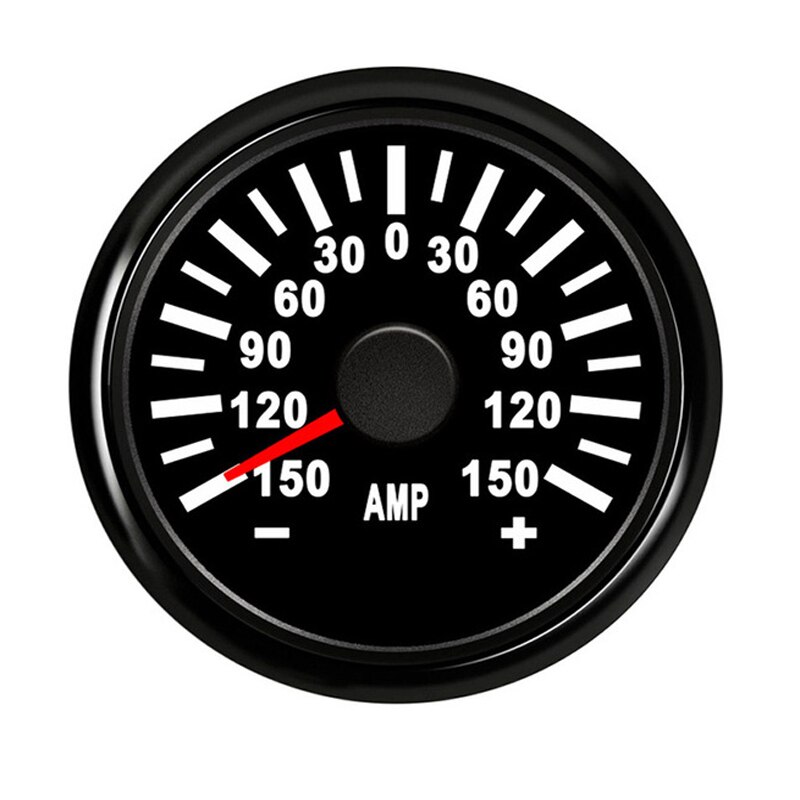 Digitale Auto Boot Ampèremeter-80 ~ 80A /-150 ~ 150A Amp Current Meter Tester Rode Led Backlight display: 150A Black
