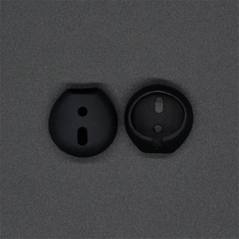 2pcs/Pair In-Ear Earbud for Airpods Wireless Bluetooth for iPhone 4S 5 6 7 Earphones Ear Pads Caps Cover Case Earpads Eartips: Black