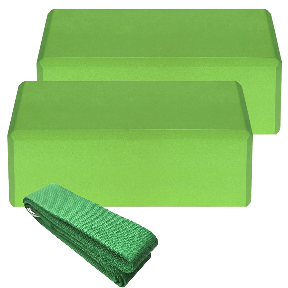 24x16x8.8CM High Density Yoga Block Cork Wood Yoga Brick Soft High Density Yoga Block To Support Poses Fitness Equipment: Green