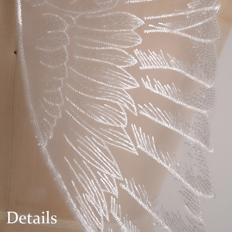 1 par vinger af engle organza gennemskinnelig vinge form tøj tilbehør børnetøj dekoration materialer