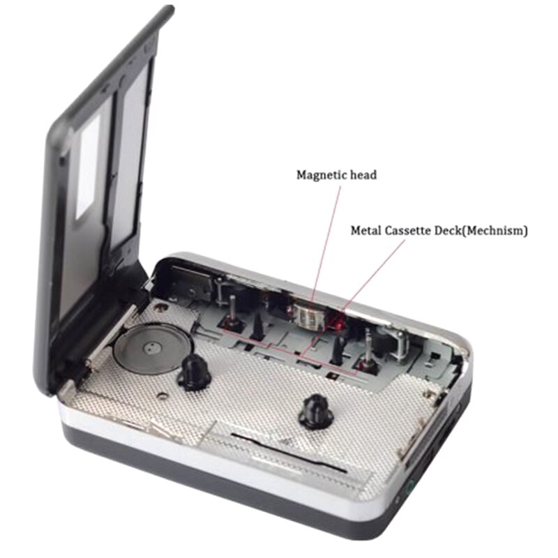 Usb Cassette Capture Radio Speler Draagbare Cassette Naar MP3 Converter Capture Audio Music Player Tape Cassette Recorder