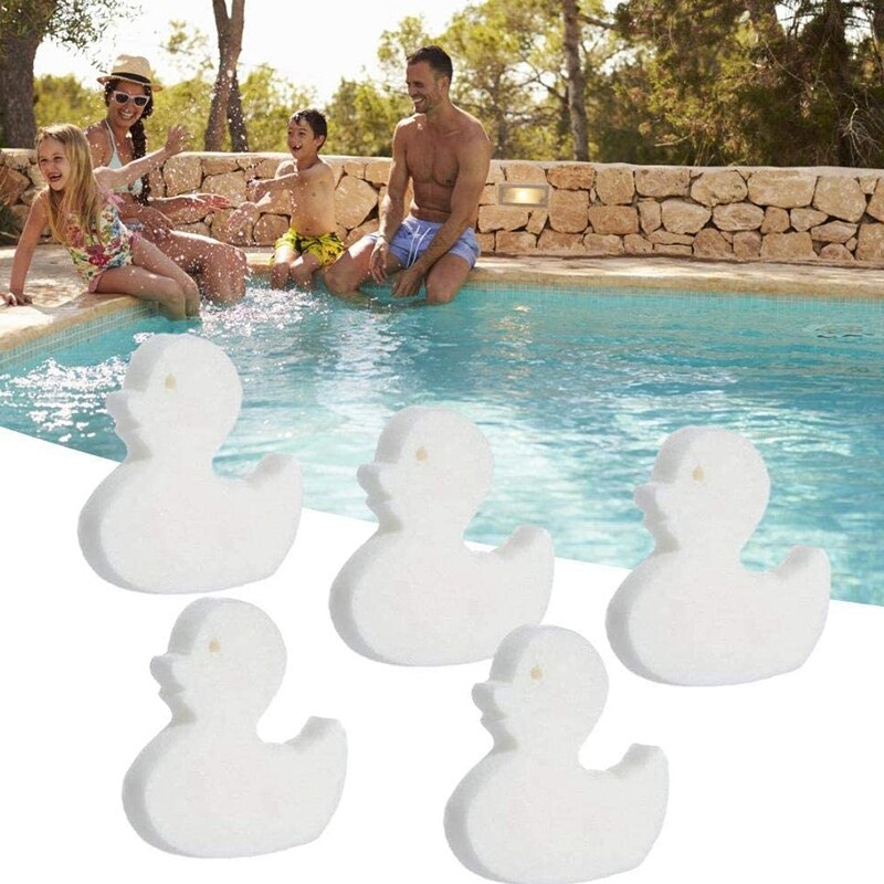 10 Packs von Ente-Förmigen Abschaum Schwamm zu Absorbieren Öl Schmutz und Abschaum