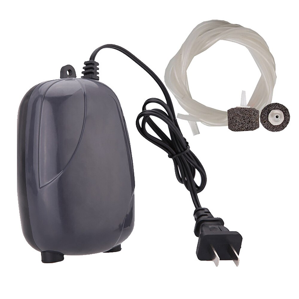 Aquarium Air Pump 220v 3w Single Double Outlet Fish Tank Mini Air Compressor Oxygen Pump Aquarium Accessories For Fish Tank