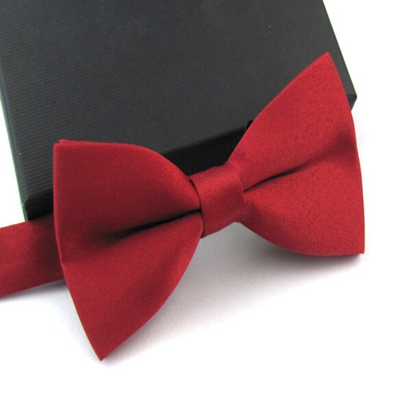 1PC Gentleman Men Adjustable Classic Satin Bowtie Necktie tie For Wedding Party Adjustable Bow tie knot: A