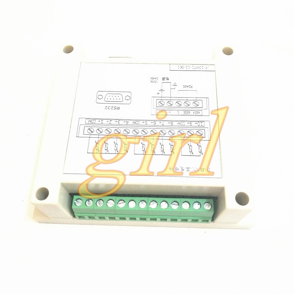 Huaqingjun Module d'acquisition de température PT100 à 4 canaux protocole MODBUS