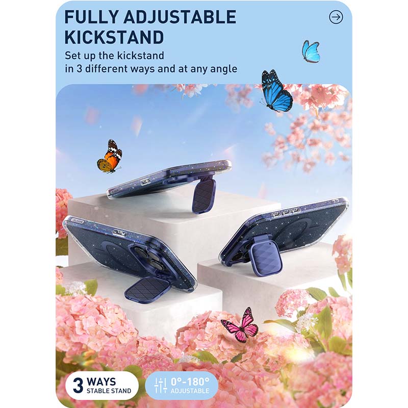 Voor Iphone 15 Pro Case 6.1 "I-BLASON Cosmo Mag Stijlvolle Full-Body Beschermhoes Met Ingebouwde Schermbeschermer Camerahoes