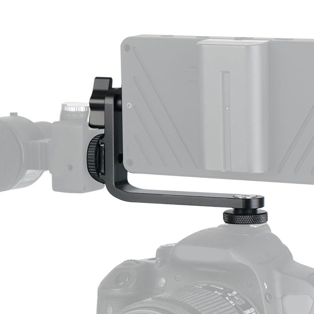 Extension Stable pour caméra DSLR, support en L, lampe vidéo Portable, poignée de caméra, support de moniteur, accessoires à cardan, bras inclinable