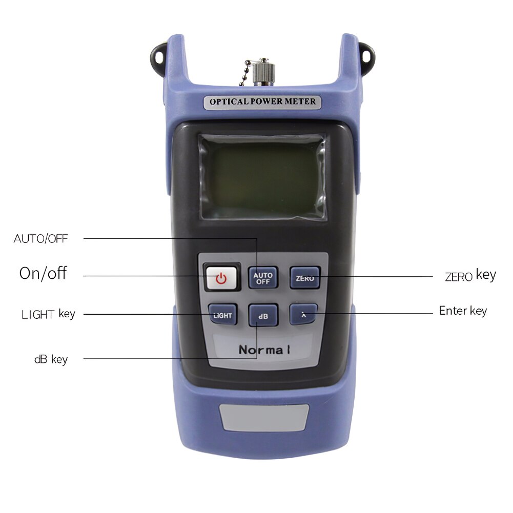 Fiber Optical Power Meter Tool Kit High Precision -70 To +3 DBm Visual Fault Locator Fiber Optic Test Pen With FC SC Connector