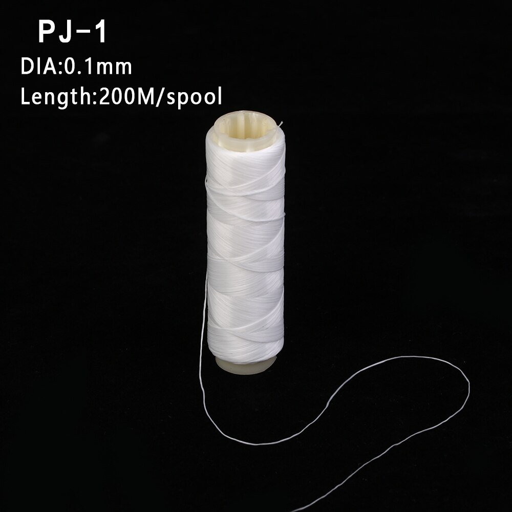 Bobine de fil élastique pour la pêche en mer, accessoire Invisible, en Polyester, haute résistance, PJ1/2/3/4/5, 1 pièce: A-PJ-1