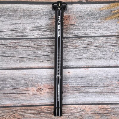 Tige de selle de vélo pleine CNC colorée DH XC vtt vélo de route tige de selle 27.2/30.8/31.6mm * 380mm VTT tige de selle arc-en-ciel: black 31 6