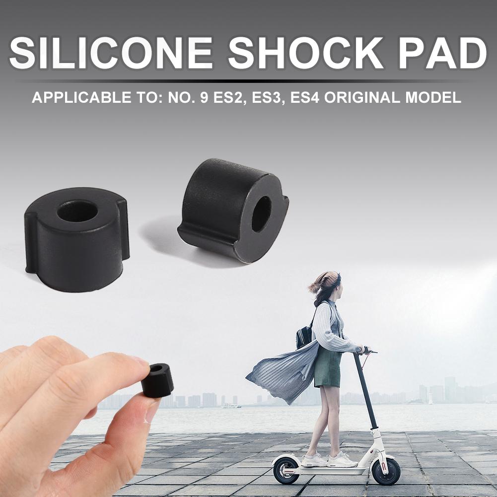2 pçs scooter à prova de choque almofada skate bucha dobrável pré apertar almofada para ninebot es1 es2 es3 es4 scooter elétrico parte