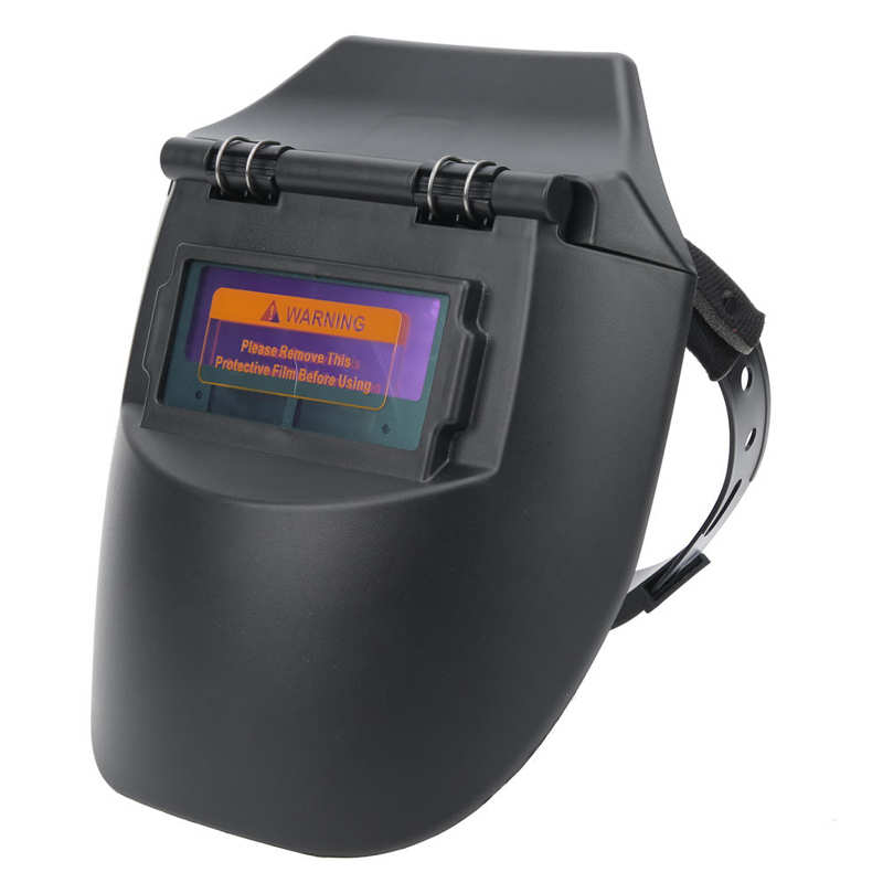 Uadme Lashelmlens, 110 × 90 mm zonnepaneel, lashelm-lens, zweetmasker, automatische verduistering van de lens, veiligheidsbril, beschermmasker, laskap, lensfilterscherm voor lassen, slijpmasker