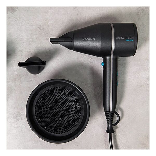 Secador de Pelo Cecotec Bamba IoniCare 5500 PowerStyle Black 1800W Negro