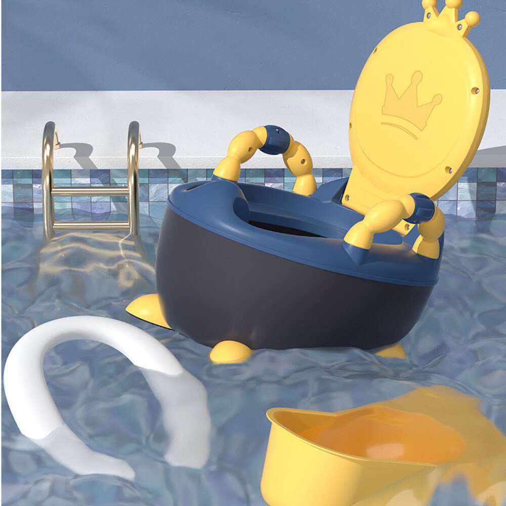 Kids Baby Potty Training Seat Children's Pot Ergonomic Potty Chair Toilets Comfy Back Animal Potty WC Children