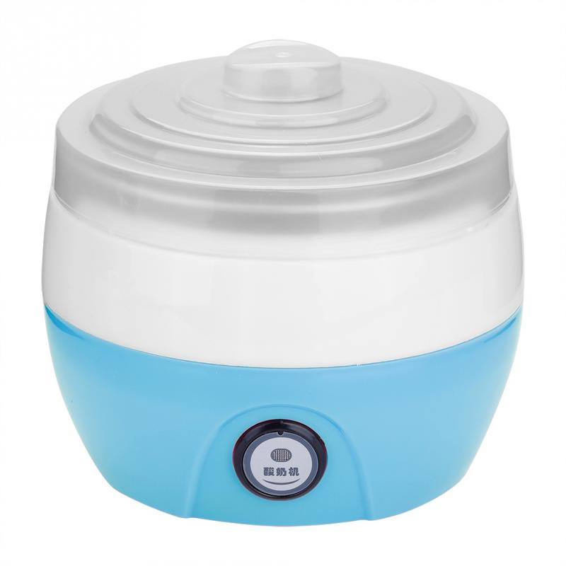 1L Huishoudelijke Elektrische Automatische Yoghurt DIY Maker Rvs Inner Container 220 V Keukenapparatuur: Blauw