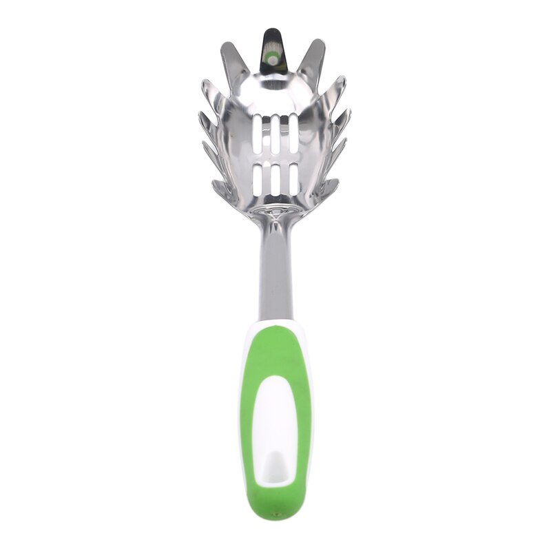 Praktische Voor Pasta Noodle Lepel Pasta Scoop Vergiet Noodle Spaghetti Pollepel Schuimspaan Keuken Gadgets: Green