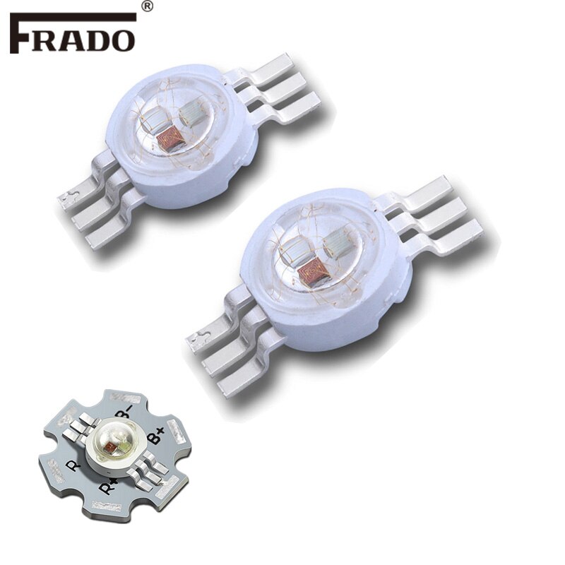 High Power LED Chip 3 w RGB LED COB Kralen 3 w Licht Lamp 6 pin Full Color Rood Groen blauw Voor DIY LED Schijnwerper Spotlight