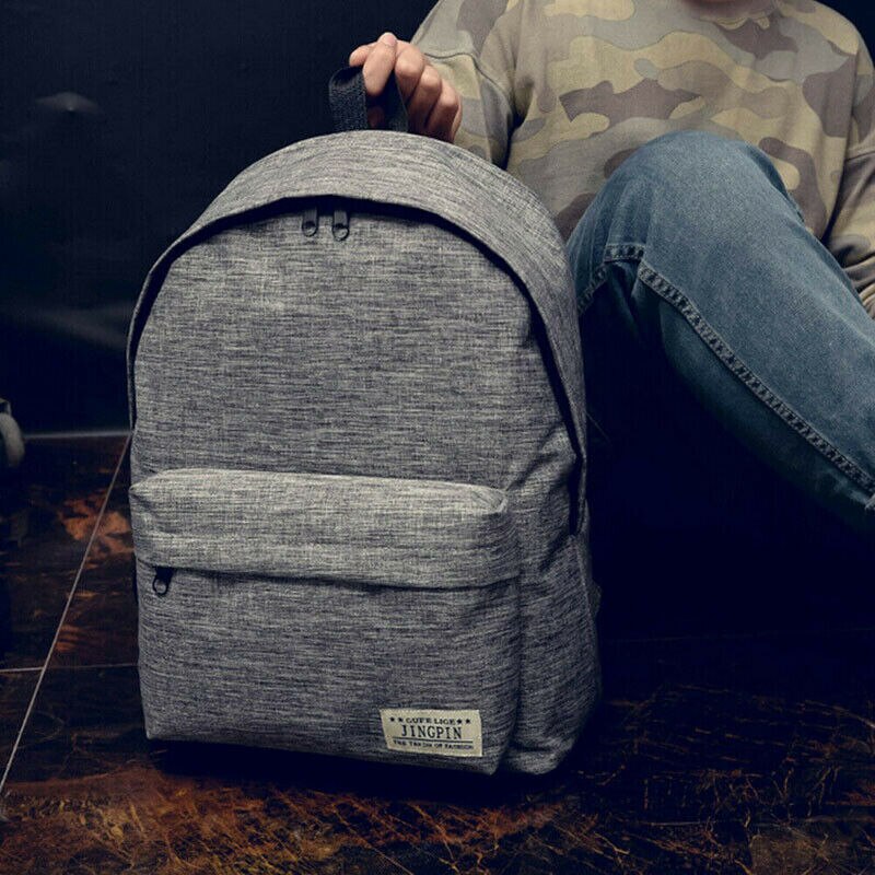 Mochila de lona para hombres y mujeres, bolsos de escuela secundaria universitarios para chicos, mochilas de viaje para ordenador portátil para chicas, mochilas para niños