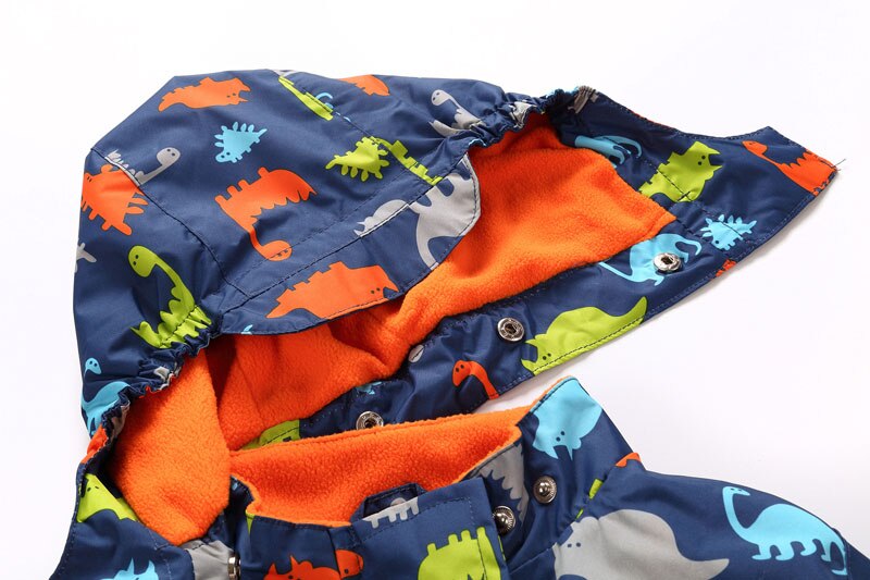 Jongens Jas Warme Waterdichte Lente Herfst Winddicht Jassen Kids Jassen Kinderen Hooded Dubbeldeks Polar Fleece Jassen