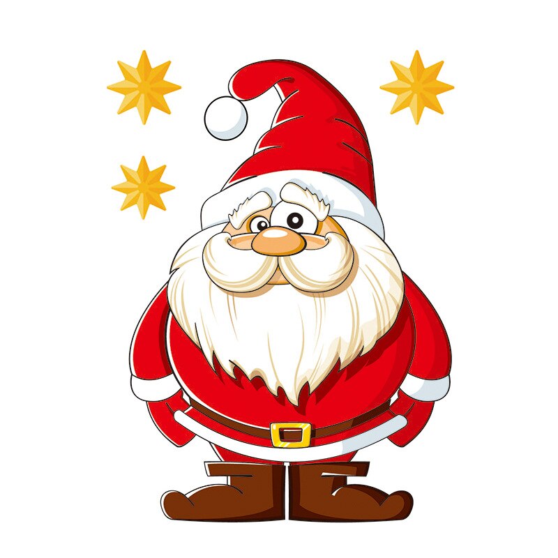 Jul julemanden vinduesklistermærker julemanden wallsticker glædelig jul til hjemmet vinduesudstillingsindretning godt år