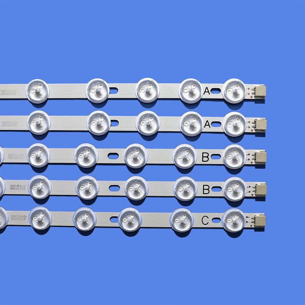 5pcs x LED Backlight Strip for LG 40&quot; NDV REV1 VES400UNDS /DC 39FHD-CNOV LC-39LD145K 40L3453DB 40PFL3018T/12