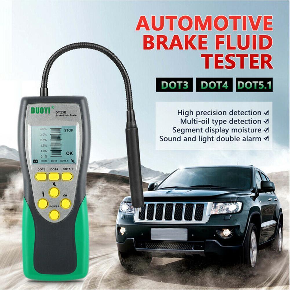 Automotive Remvloeistof Tester Digitale Indicator Diagnostic Tool Diagnostische Sonde Led Tester Hoge Precisie DY23B Auto