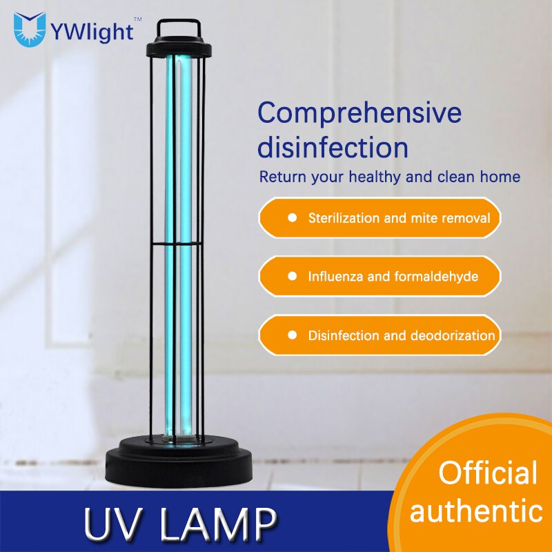 60W Quartz Lamp Sanitizing UVC Disinfection Ultraviolet Sterilizer Germicidal Sterilizing Lights 110V 220V UV for Classroom
